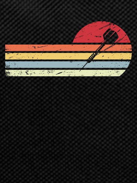 Retro Lines - Circle - Dart -