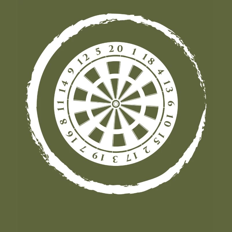 Grunge Circle - Dartboard -