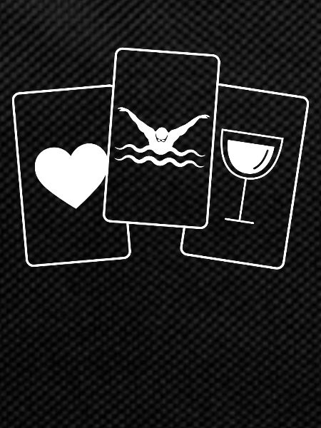 Heart - Wine - Swimming -