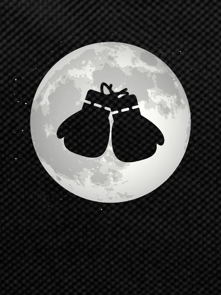 Full Moon - Boxing Gloves -