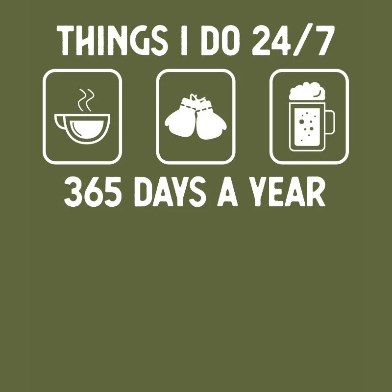 I think I do 24-7 365 days a year - beer -