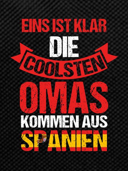 Spanier Oma Großmutter Spanien