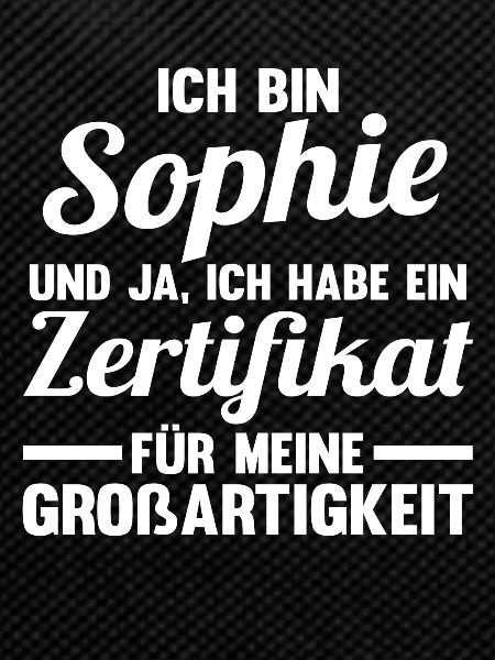 First name Sophie