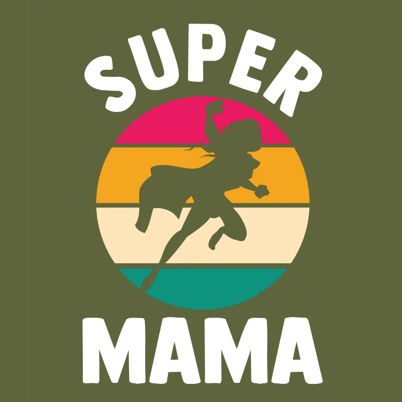 Mutter Superheldin Mama