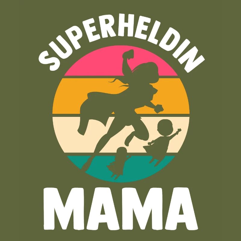 Mutter Superheldin Mama