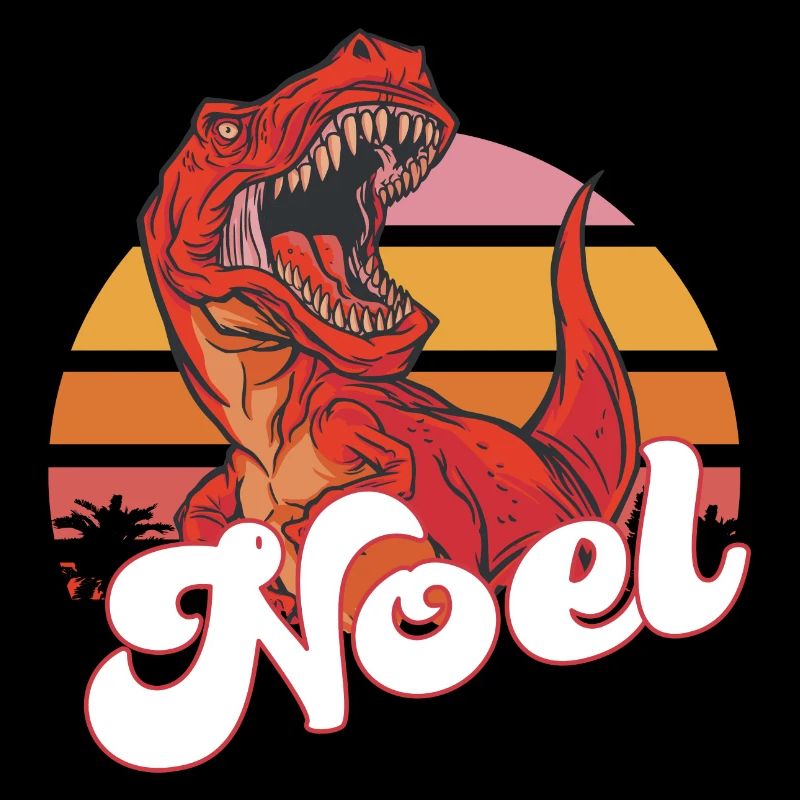 NOEL - Beau prénom de garçon avec T-REX Dino