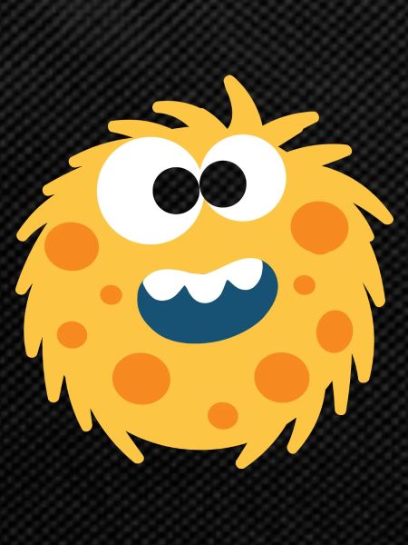 Yellow Fluffy Monster
