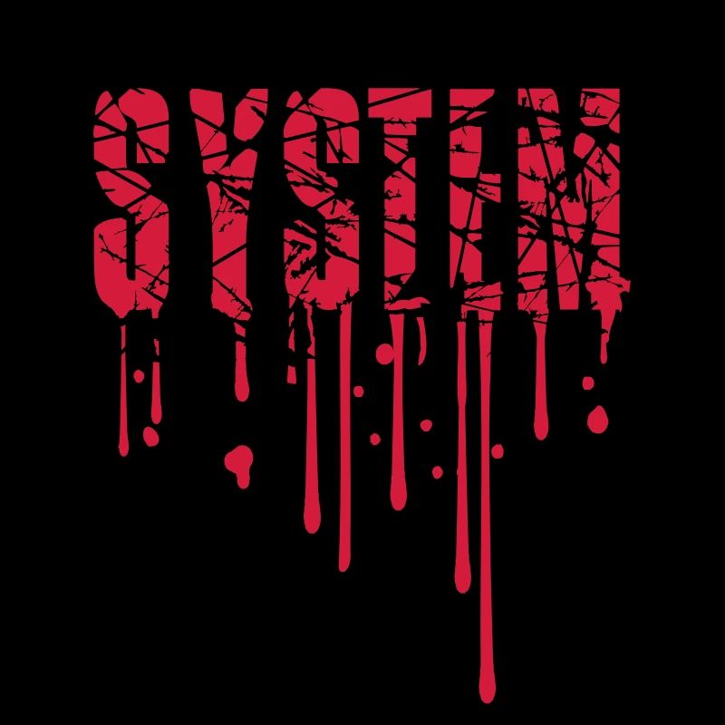 gouttes de sang cool spray graffiti timbre baiser le