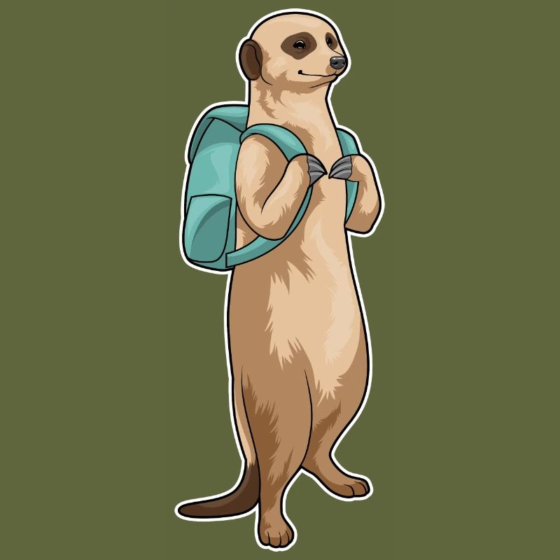 Meerkat School Backpack