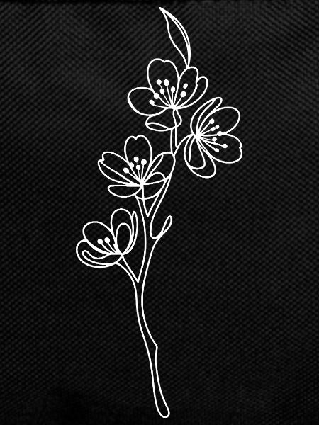 Florale Linienblüte