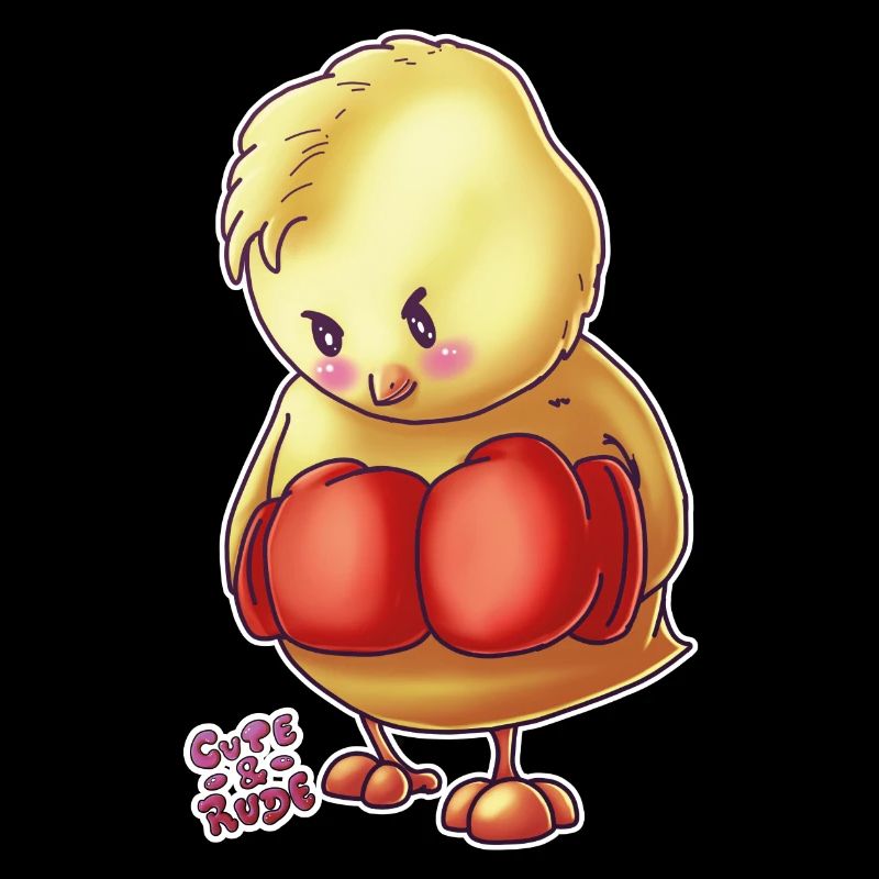 Boxer Chicken - cute And Rude