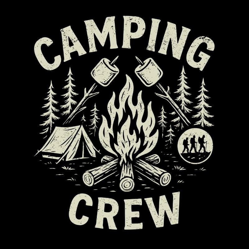 Camping Crew Funny Gift for Camping Lovers