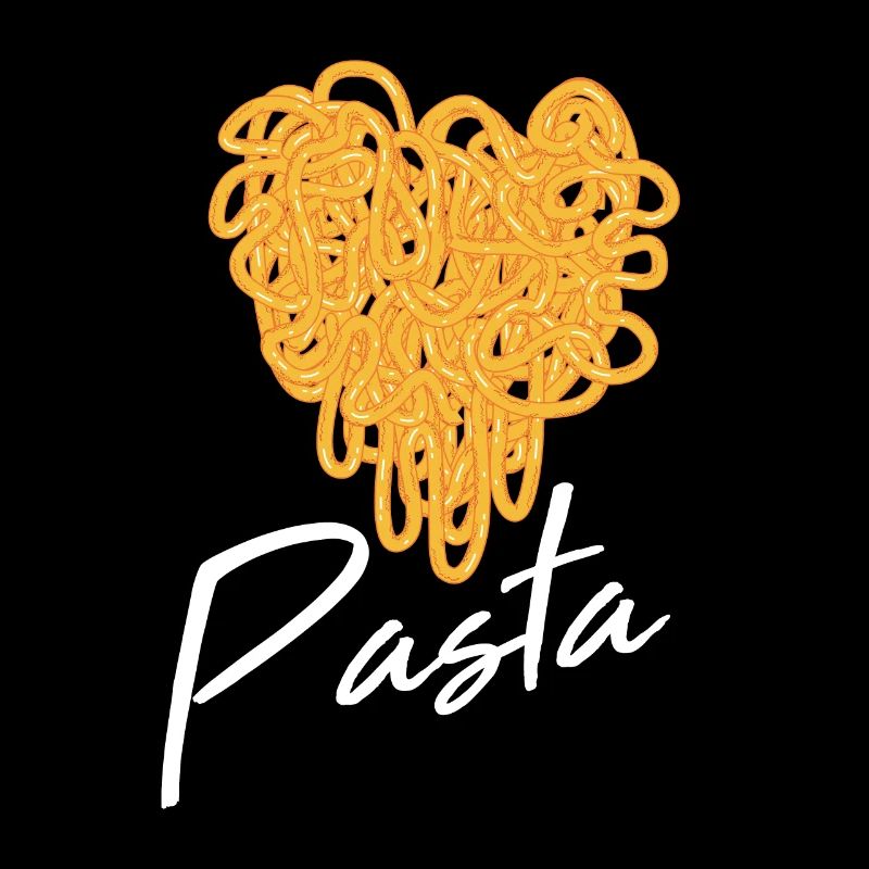 Pasta Love motif for a spaghetti lover