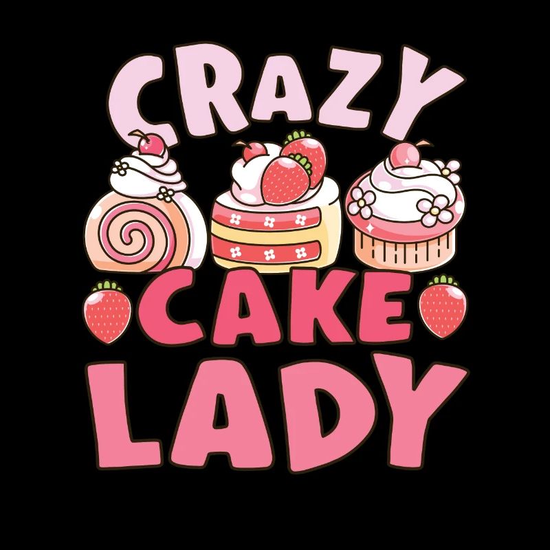 Pastry Lover Crazy Cake Lady Cute Baking Gift