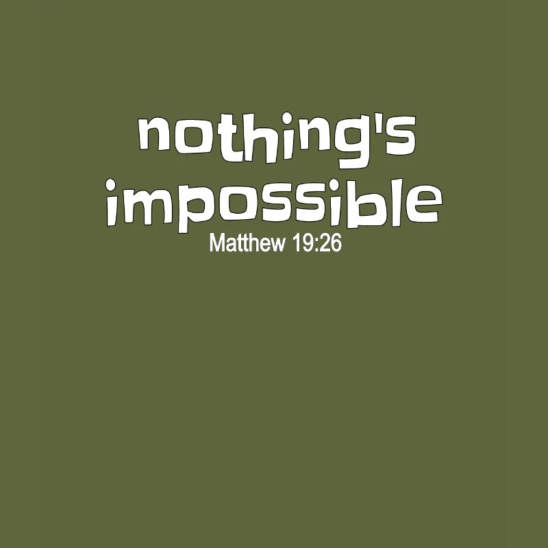 Conception chrétienne - Rien n'est impossible, Matthew