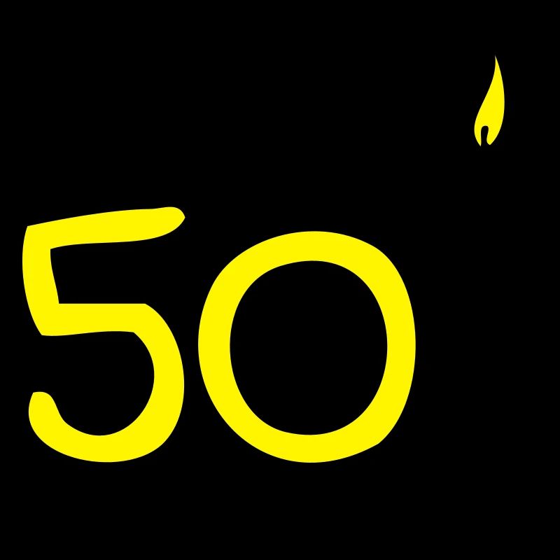 50 years candle candle