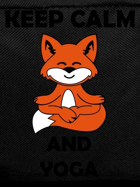 Yoga Fox Keep Calm