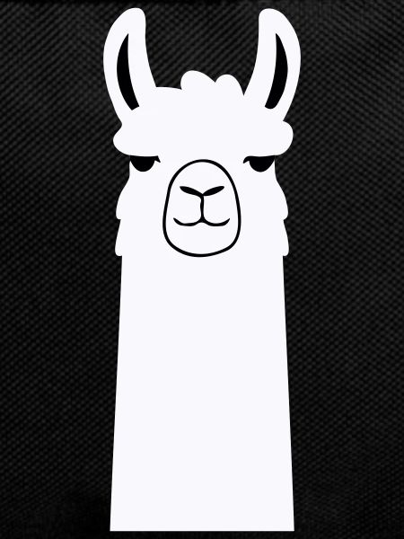 Adorable Cartoon Llama