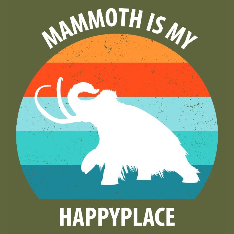 Lustiges Mammut Steinzeit Eiszeit Design Urzeit