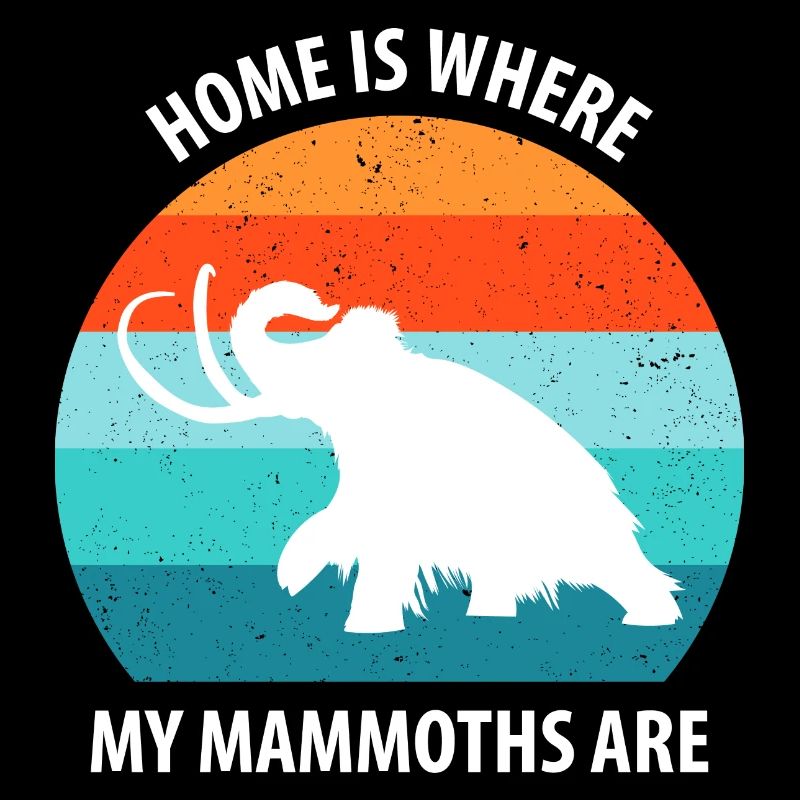 Lustiges Mammut Steinzeit Eiszeit Design Urzeit