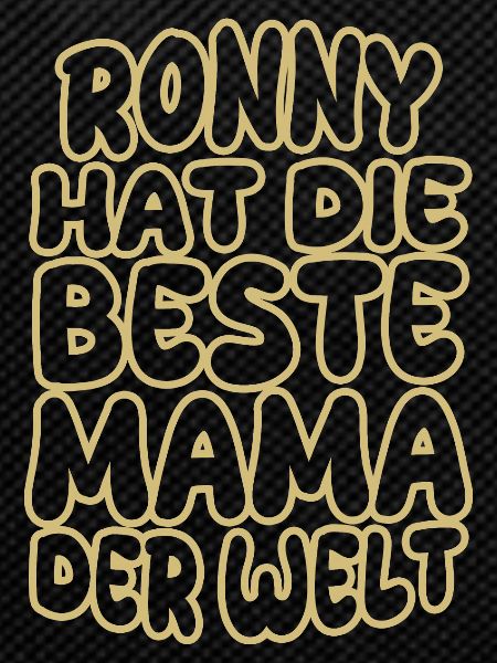 Ronny as a saying