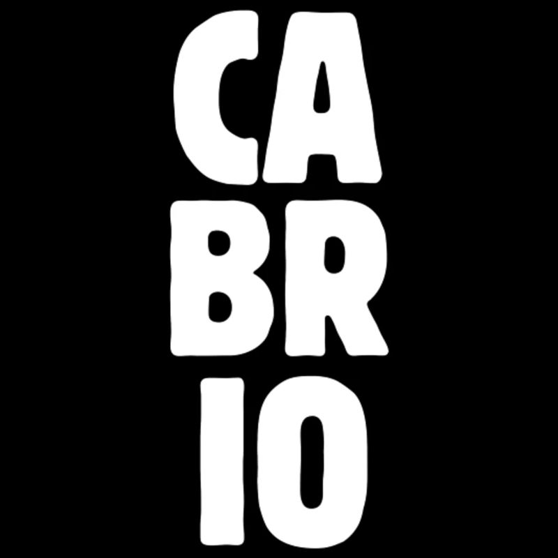 Convertible Lettering Bold Letters Cabriolet