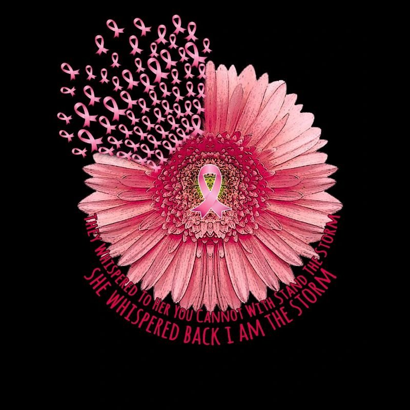 Brustkrebs-Blume