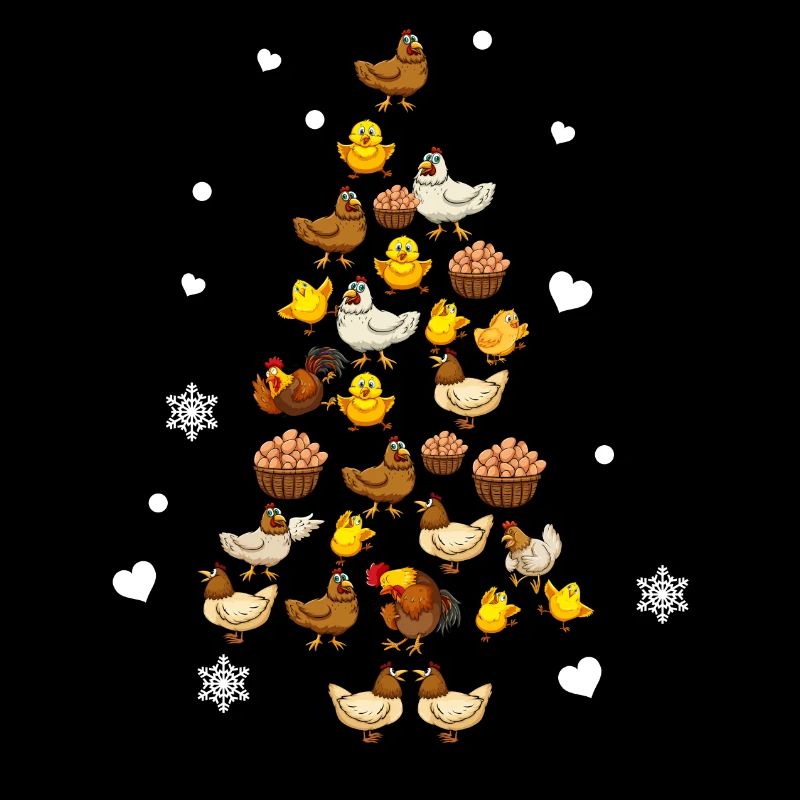 Chicken Christmas Tree