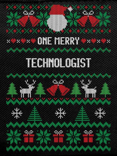 Ein fröhlicher Technologe