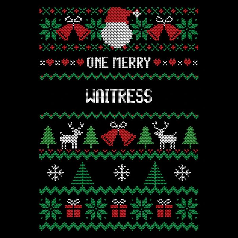 Une serveuse joyeuse