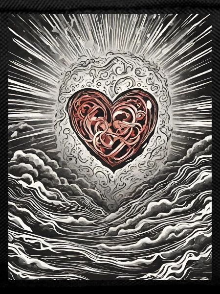 "Radiant Abstract Heart"