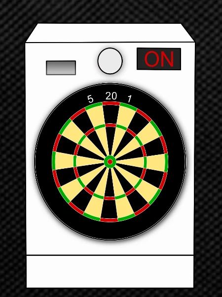 Darts washing machine