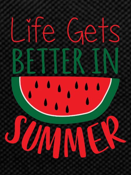 Life gets better in summer