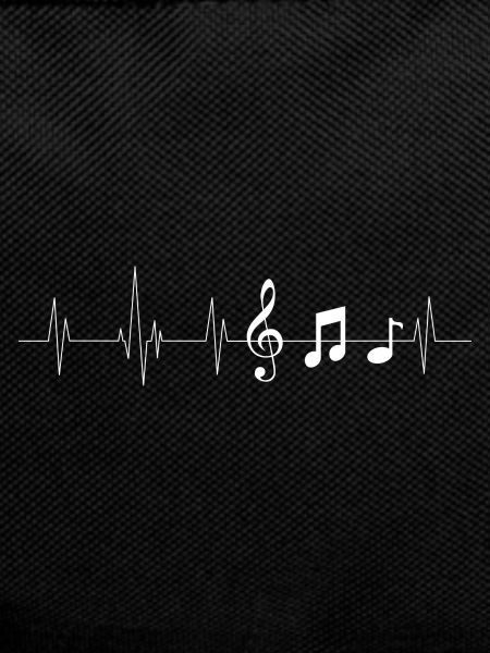 Notes music heartbeat