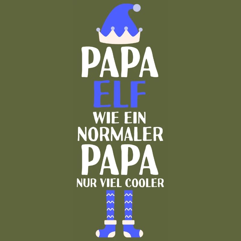 Papa Elf Vater Geschenk