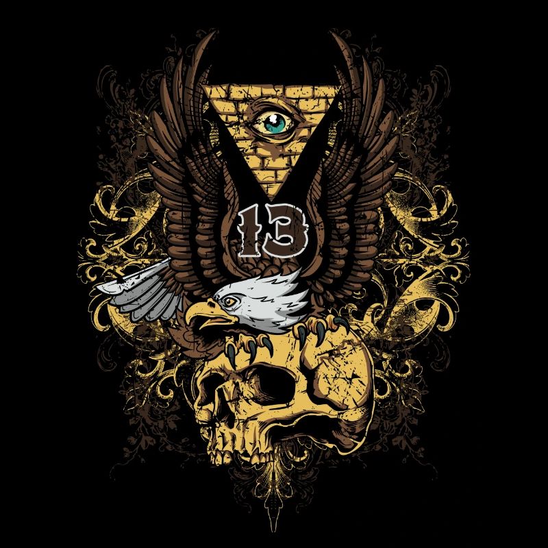 adler skull 13 illuminati