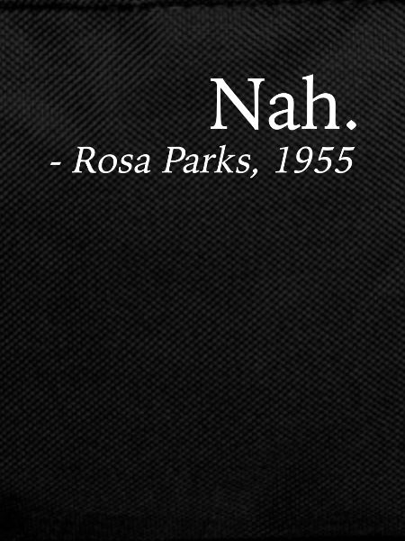 Nah. Rosa Parks, 1955 Politics