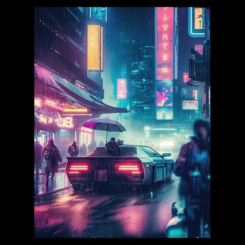 Retro-Träumerei: Oldtimer im Regen