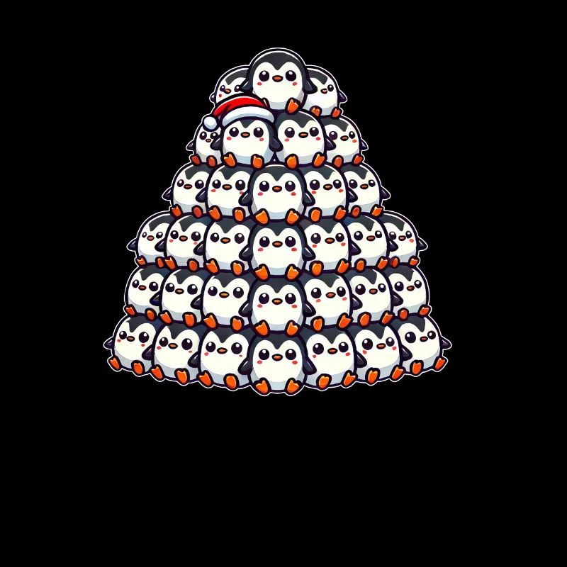 Pinguin Weihnachten Weihnachtsbaum Tannenbaum