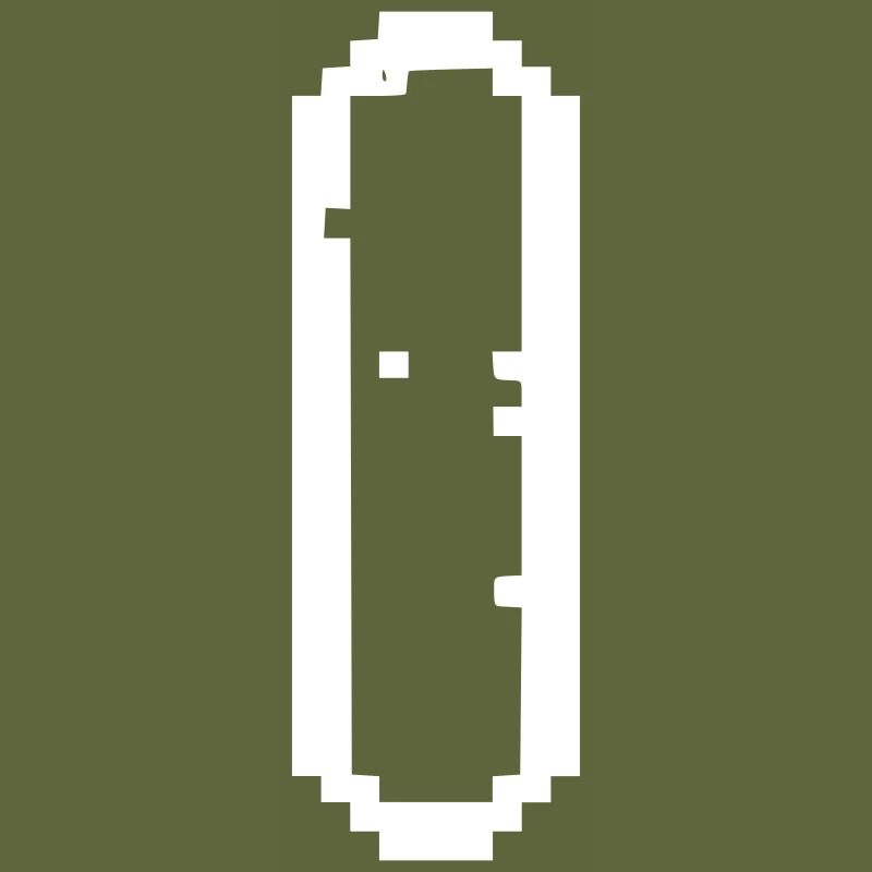 Stäbchenbakterie Pixel Icon