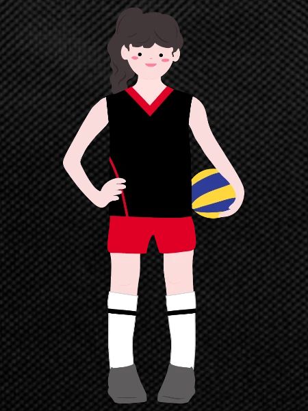 Female Volleyball Player2