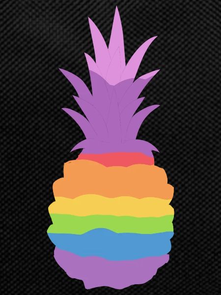 Ananas Regenbogen