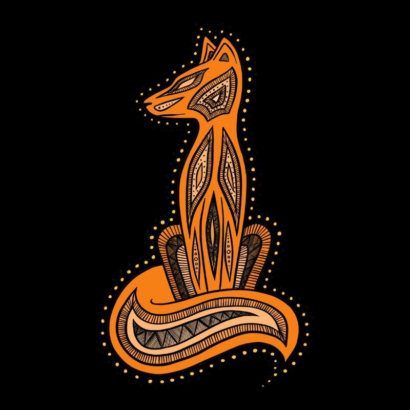 Mandala Fox colour