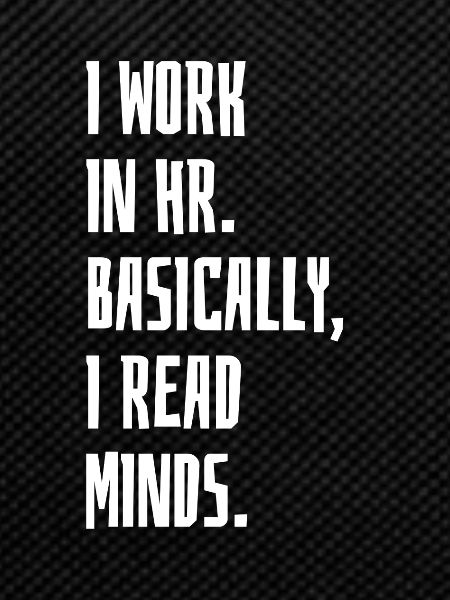 I Work In HR