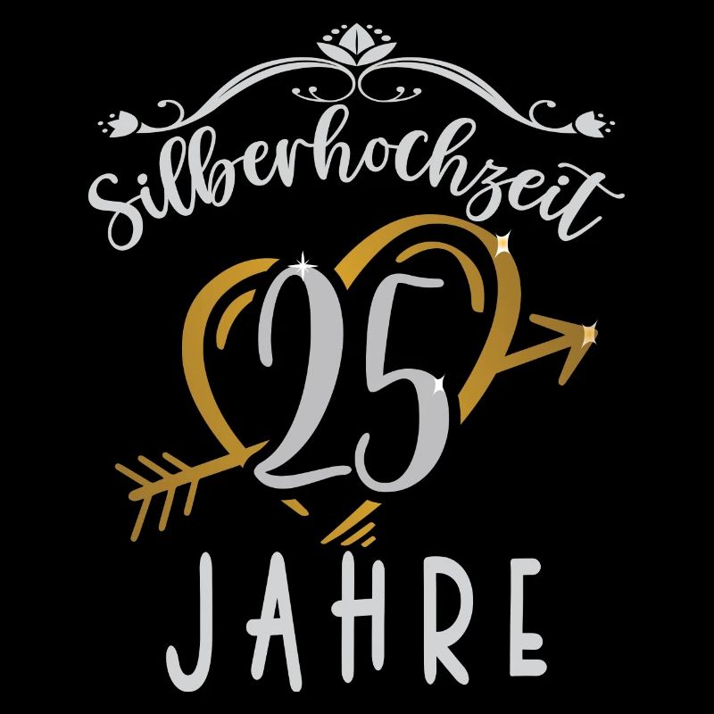 Traumpaar seit 25 Jahren Silberhochzeit Geschenk