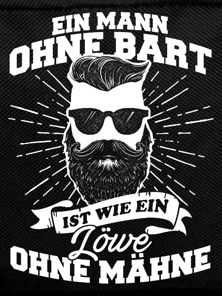 Mann Bart Löwe Vollbart