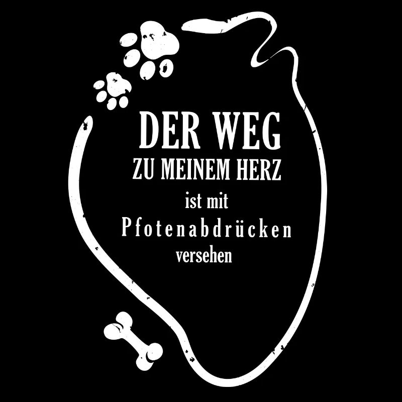 Hunde Shirt-Mein Herz2