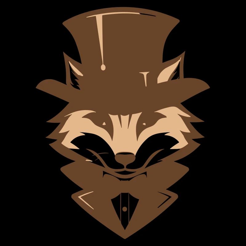 Sir Fox wearing top hat