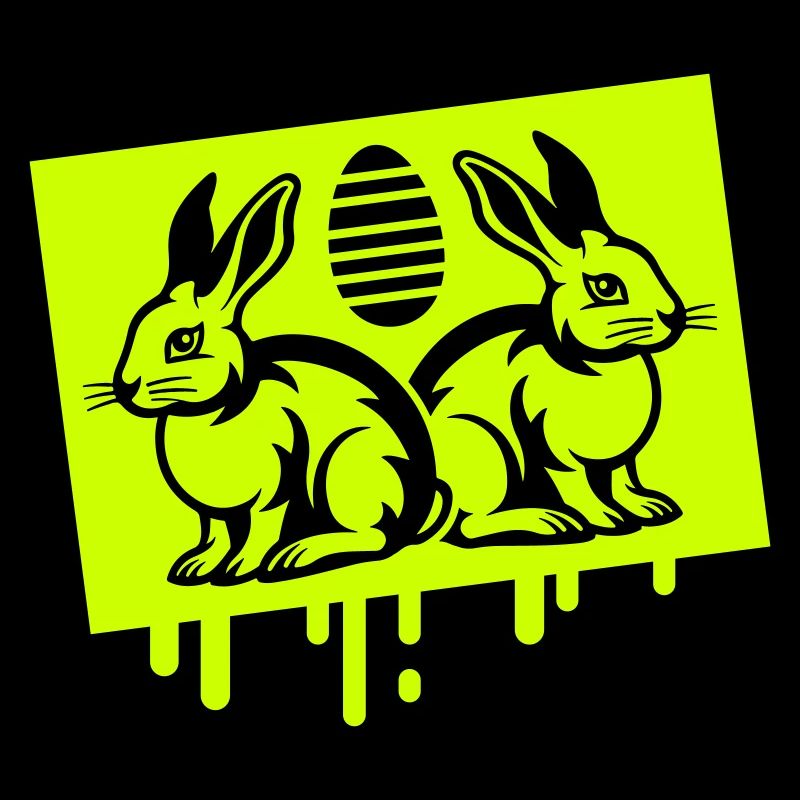 Symbole de lapin de Pâques Pâques