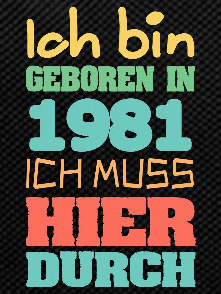 geboren 1981